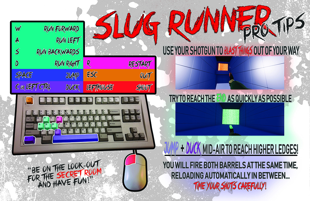 SLUGRUNNER instruction sheet